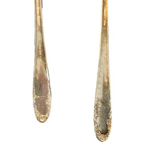 2 Simon E George H Rogers Company Silver Plate Oneida Tea Table Spoon - Picture 3 of 7